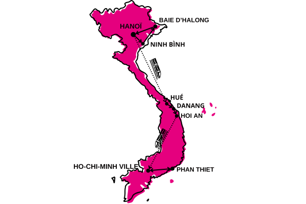Vietnam - Circuit De la Baie d'Halong à Phan Thiet 3*