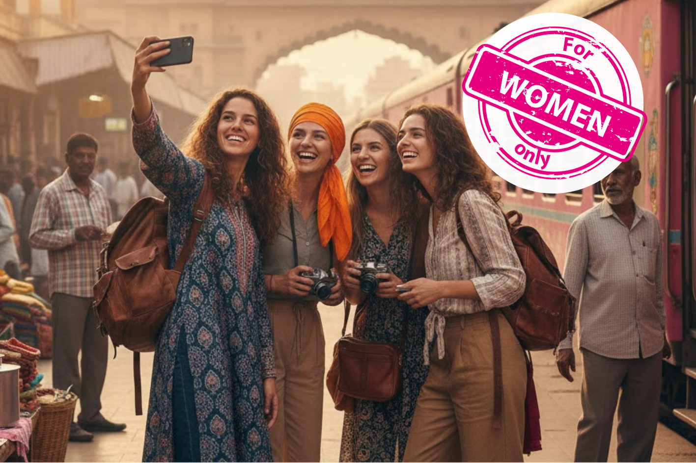 Women only voyage entre filles