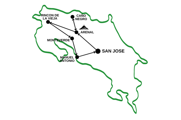 Circuit Naturellement Costa Rica & Parc de Manuel Antonio 3*