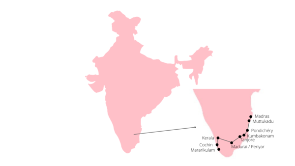 Inde - Inde du Sud - Circuit Charmes de l'Inde du Sud et Extension Plage