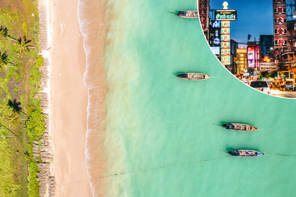 Combiné Lumières de Bangkok 4* et plage de Khaolak