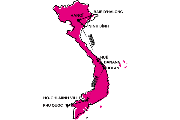 Vietnam - Circuit De la Baie d'Halong à Phu Quoc 3*
