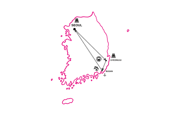 Hôtel Corée du Sud à Seoul, circuit trilogie coreenne seoul busan et gyeongju vols flex