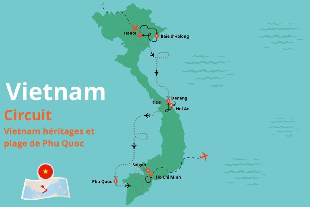 Vietnam - Circuit Privatif Vietnam Entre Héritages et Plages de Phu Quoc