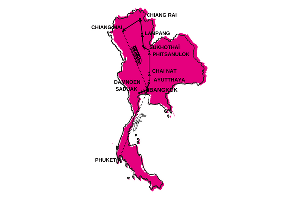 Thaïlande - Circuit Royaume du Siam et Phuket 4*