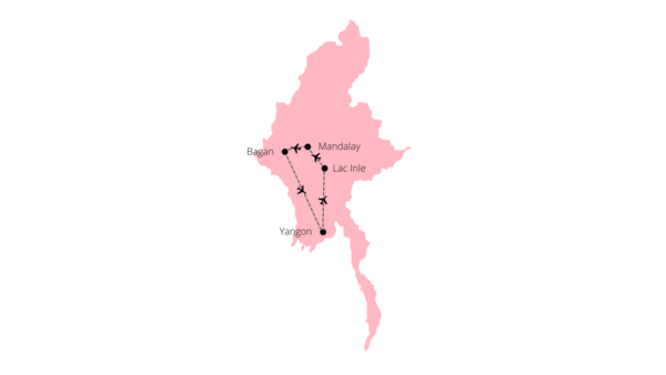 Birmanie - Myanmar - Circuit Des Mille Pagodes de Bagan au Lac Inle en Privatif