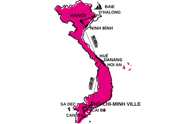 Vietnam - Circuit Légende d'Indochine et Delta du Mékong en Mini-Groupe