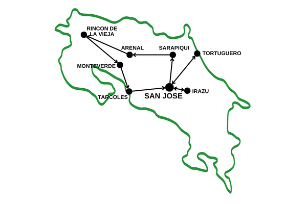 Circuit Costa Rica : au Cœur des Volcans & de Tortuguero 3*