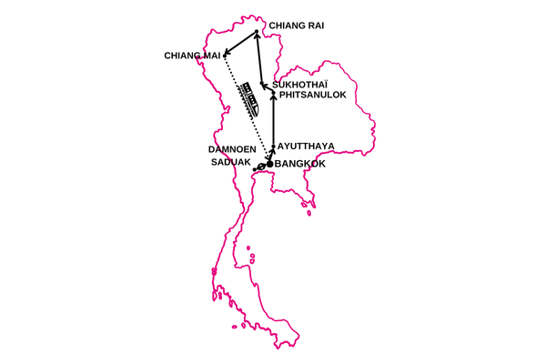 Circuit Charmes De Thaïlande - Terrestre Hors Vols -