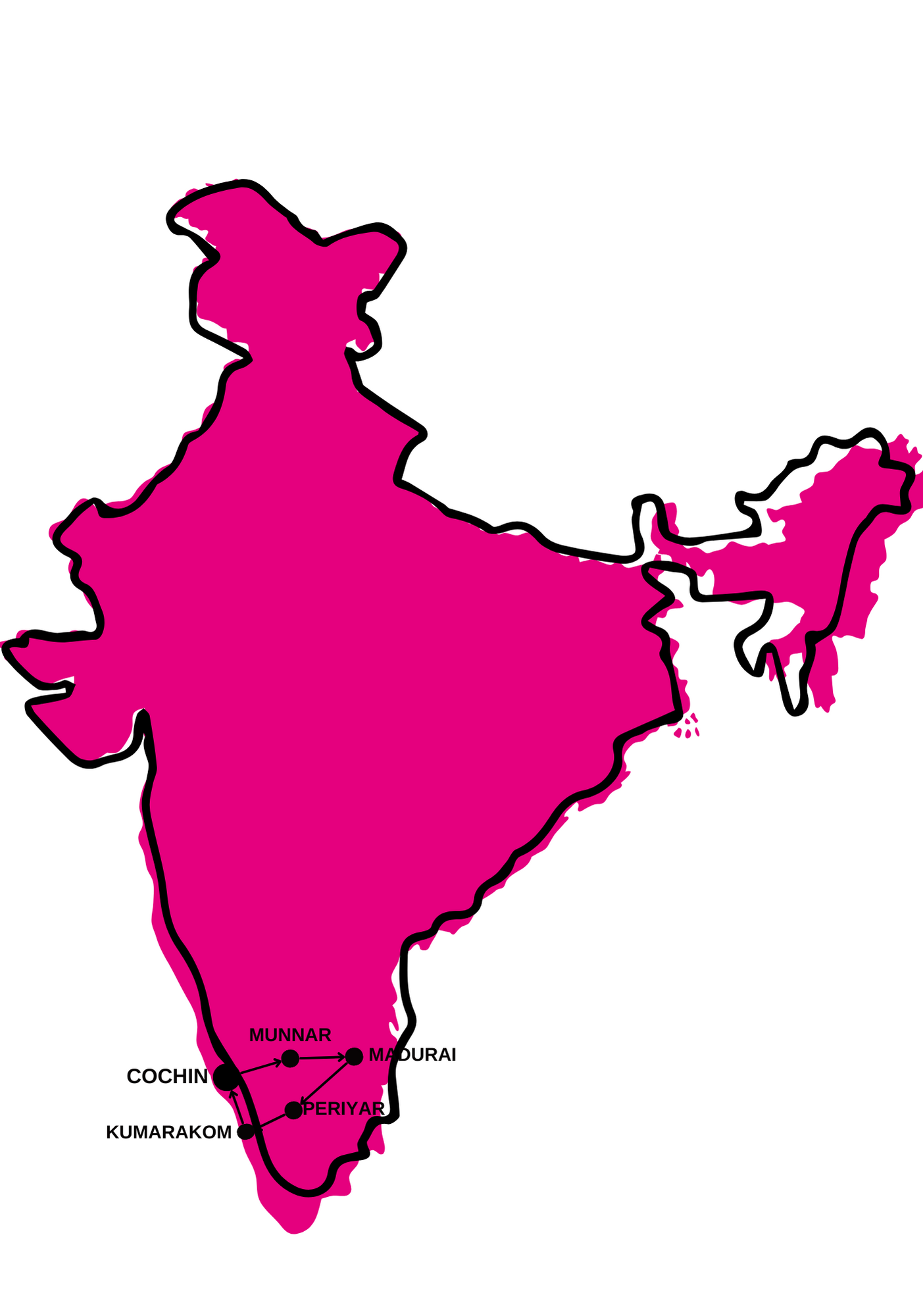 Inde - Inde du Sud - Circuit Merveilles du Kerala en Privatif