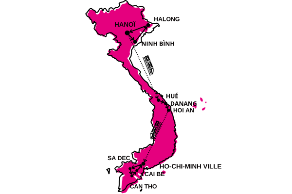 Vietnam - Circuit Lotus du Vietnam et Delta du Mékong en Mini Groupe