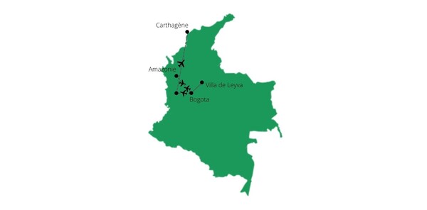 Circuit Viva Colombia et Pré-tour Amazonie