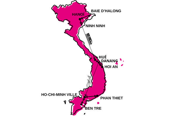 Vietnam - Circuit Vietnam du Nord au Sud, les incontournables en Privatif & Plages de Phan Thiet