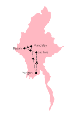 Birmanie - Myanmar - Circuit Sur la Route de Mandalay en Liberté et en Privatif