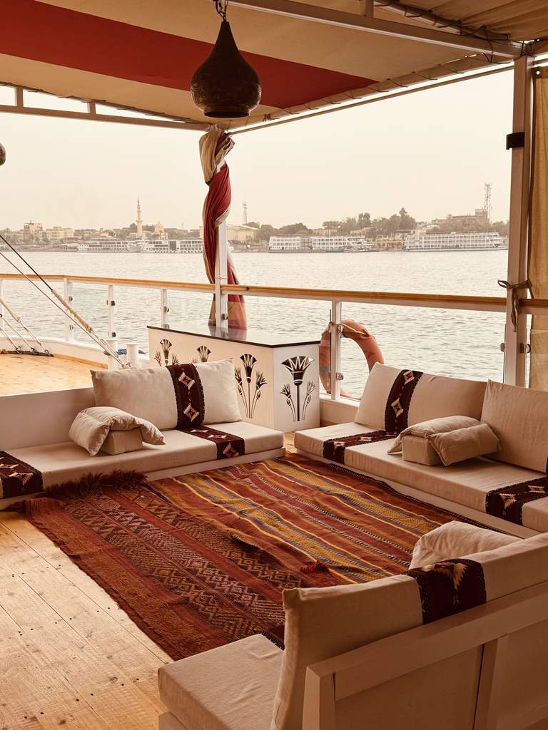 Nil Authentique en Dahabeya Mabrouka 4 Voiles (ou similaire) 7 nuits - 6