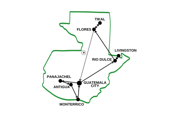 Guatemala - Circuit Guatemala, Sur la Piste du Quetzal et Plage
