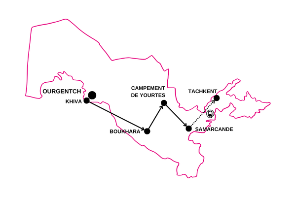 Circuit Authentique Ouzbekistan en Privatif - Vols Flex 3*
