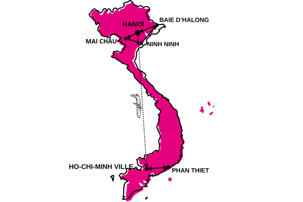 Vietnam - Circuit Des Mystères du Nord Vietnam aux plages de Phan Thiet