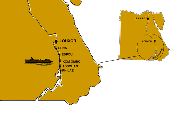 Egypte - Louxor et la vallée du Nil - Croisière Les Mystères du Nil en Dahabeya 4/5*