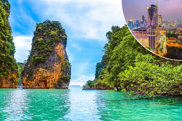 Combiné Thailande Combiné Lumières de Bangkok 5* et plage de Phuket 5*Sup
